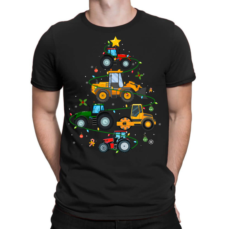 Farm Tractor Christmas Tree Farming Boys Girls Tod T-shirt | Artistshot