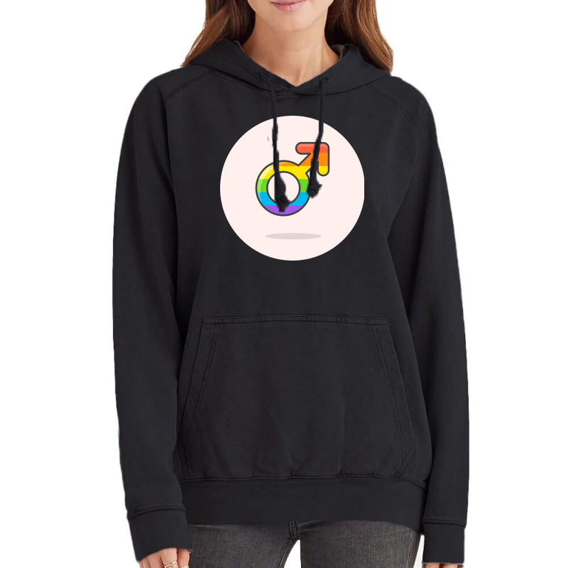 Rainbow Vintage Hoodie by DYNNN | Artistshot