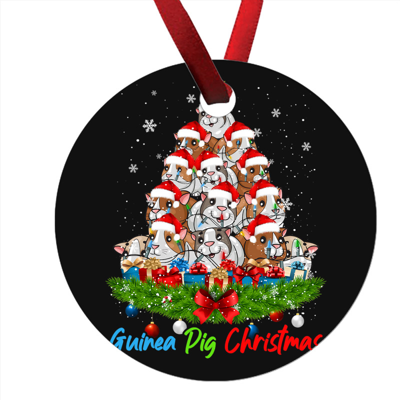 Funny Guinea Pig Christmas Lights Tree Ornament De Ornament | Artistshot