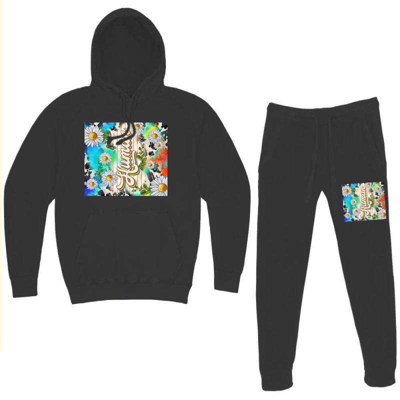 Human With Daisies Hoodie & Jogger Set | Artistshot