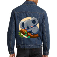 Gift Idea Pyjamas Official Koala Sleep Shirt4 Men Denim Jacket | Artistshot