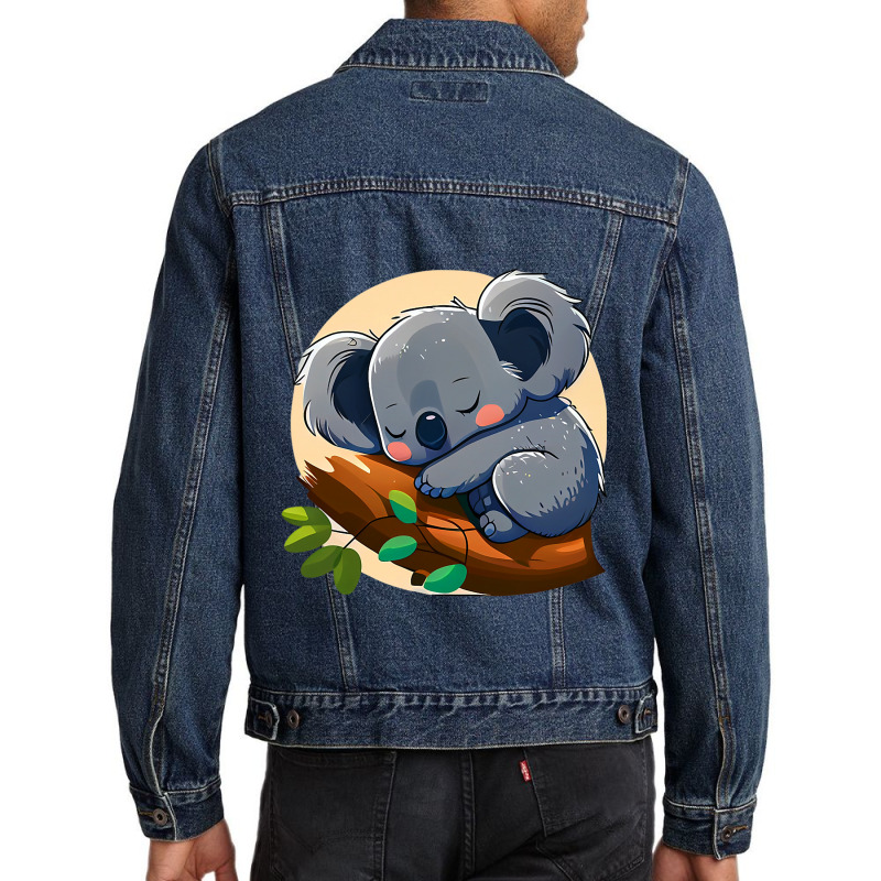 Gift Idea Pyjamas Official Koala Sleep Shirt4 Men Denim Jacket | Artistshot