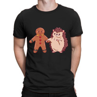 Gingerbread Hedgehog Holiday Season Xmas Merry Chr T-shirt | Artistshot