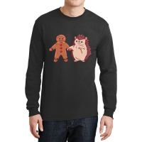 Gingerbread Hedgehog Holiday Season Xmas Merry Chr Long Sleeve Shirts | Artistshot