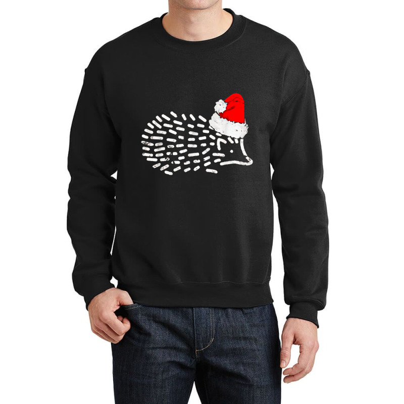 Funny Hedgehog Christmas Hedgehog Costume Hedgehog Crewneck Sweatshirt | Artistshot