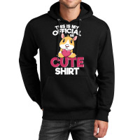 Funny Cute Guinea Pig This Is My Official Cute Shi Unisex Hoodie | Artistshot