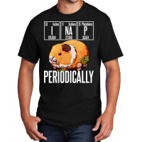 Funny Chemistry Science I Nap Periodically Guinea  Basic T-shirt | Artistshot