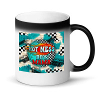 Hot Mess Boy Mama With Fire Magic Mug | Artistshot