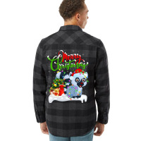 Funny Lemur Animal Lover Xmas Lighting Lemur Chris Flannel Shirt | Artistshot