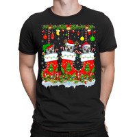 Funny Lemur In Xmas Socks Lights Lemur Christmas T-shirt | Artistshot