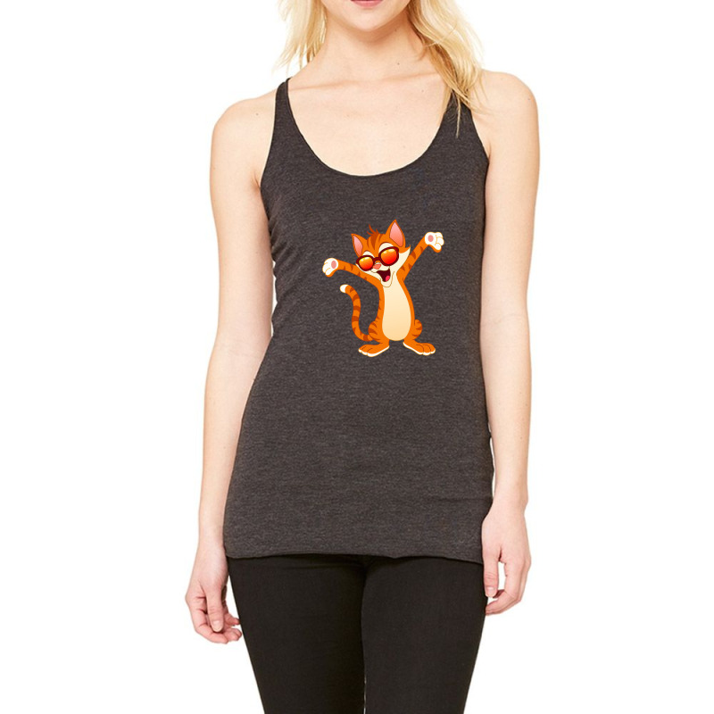 Cool Cat Racerback Tank by Jassiecolbert | Artistshot