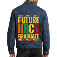 Future Hbcu Graduate Historical Black College Alum Men Denim Jacket | Artistshot