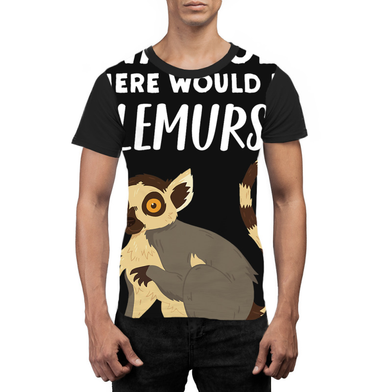 Funny Lemur Lover Gift Told There Would Be Lemurs Graphic T-shirt | Artistshot