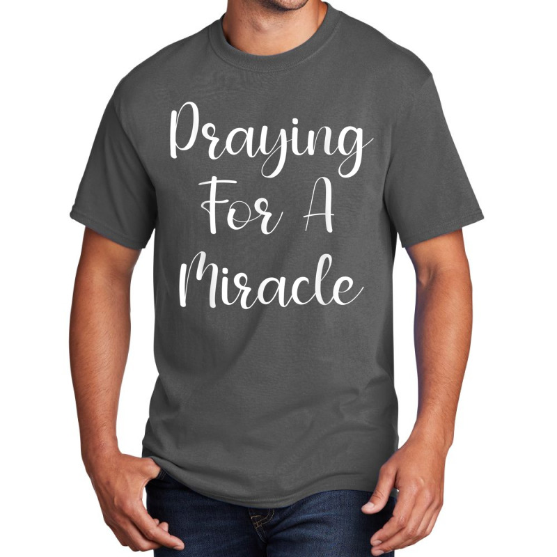 Praying For A Miracle Animations Characters Basic T-shirt by Aria-Proctor | Artistshot