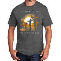 Christian Bible Verse - Jesus Died For Me Basic T-shirt | Artistshot