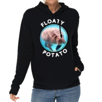 Floaty Potato Funny Manatee Wrong Animal Name Joke Lightweight Hoodie | Artistshot