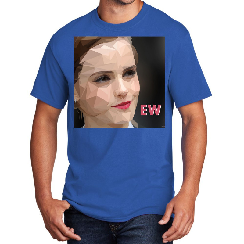 Birthday Emma Watson Funny Gift Basic T-shirt by VictoriaArtists | Artistshot