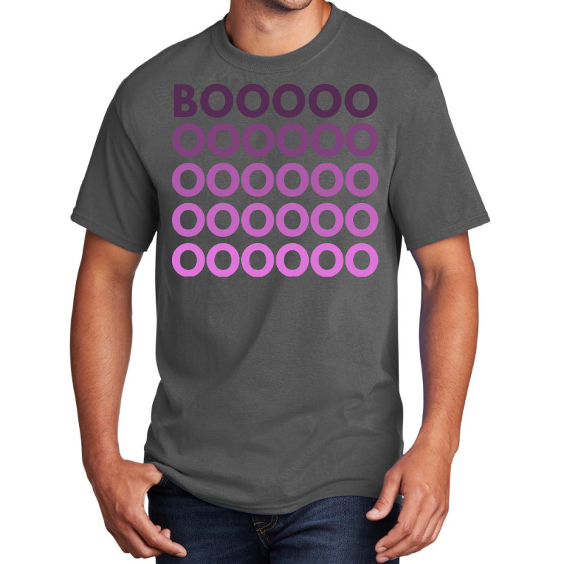 Boo T  Shirt Boooooo. Minimalistic Halloween Design. Simple Halloween Basic T-shirt | Artistshot