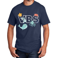 Womens Vbs Crew Vacation Bible School Ocean For Mens Womens Basic T-shirt | Artistshot