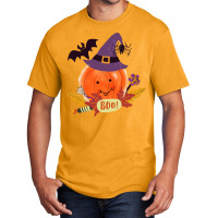 Halloween T  Shirt Boo Crew Jack O’ Lantern Happy Pumpkin T  Shirt Basic T-shirt | Artistshot