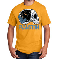 Evanston T  Shirt Chilling Skeleton Evanston T  Shirt Basic T-shirt | Artistshot