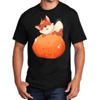 Halloween T  Shirtpumpkin And Fox T  Shirt Basic T-shirt | Artistshot