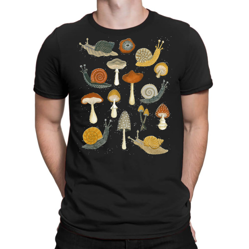 Mushroom T  Shirtmushrooms & Snails T  Shirt T-Shirt by clement51593 | Artistshot