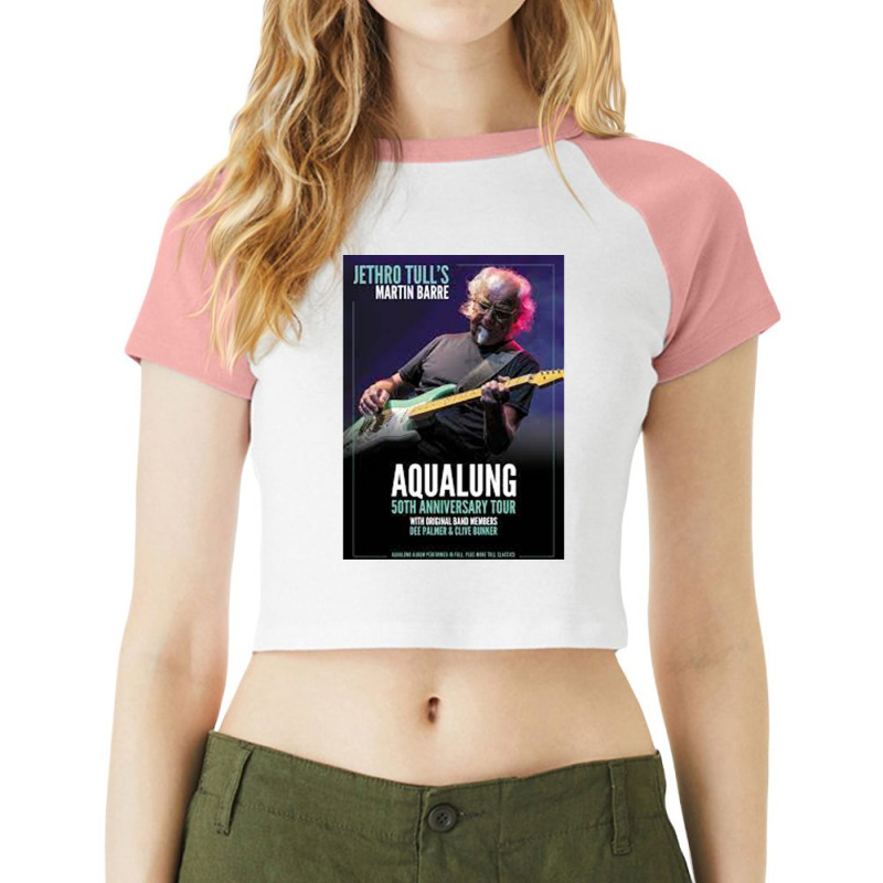 Jethro Tull's Martin Barre Classic Raglan Crop Top by josephzindel | Artistshot