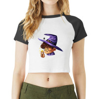 Little Wizard Raglan Crop Top | Artistshot