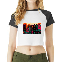 Amsterdam (2) Raglan Crop Top | Artistshot