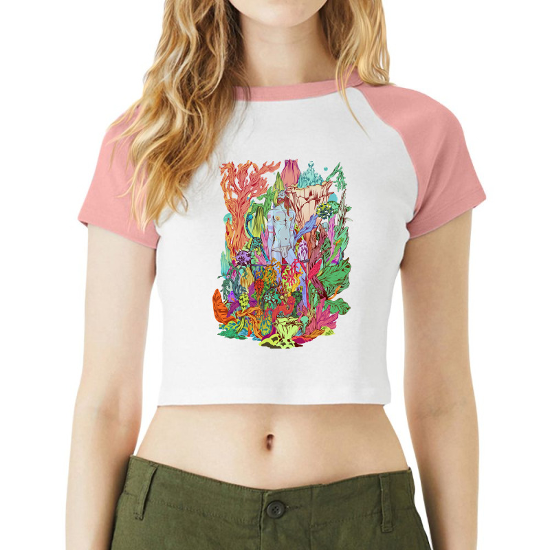 Alien Hunter Raglan Crop Top by Brink Beaulah | Artistshot