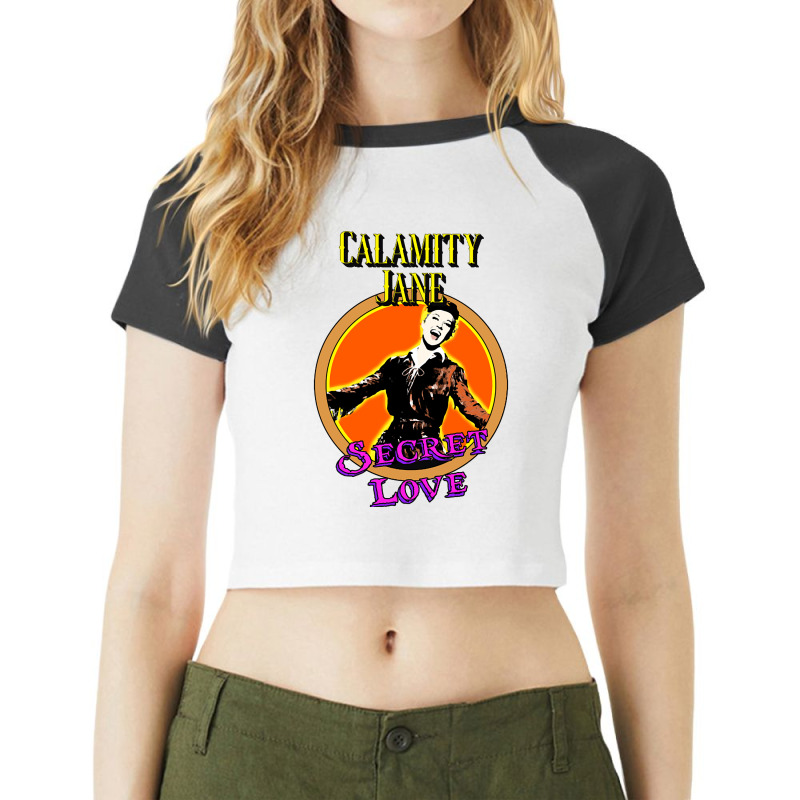 Calamity Jane Raglan Crop Top by Mary Hatton | Artistshot