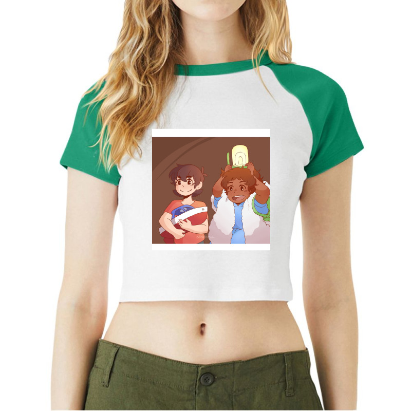 Klance - Ponyo (lamp) Chiffon Top Raglan Crop Top by AYESHAJOHNSON | Artistshot