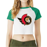 New-ottawa-senators Raglan Crop Top | Artistshot