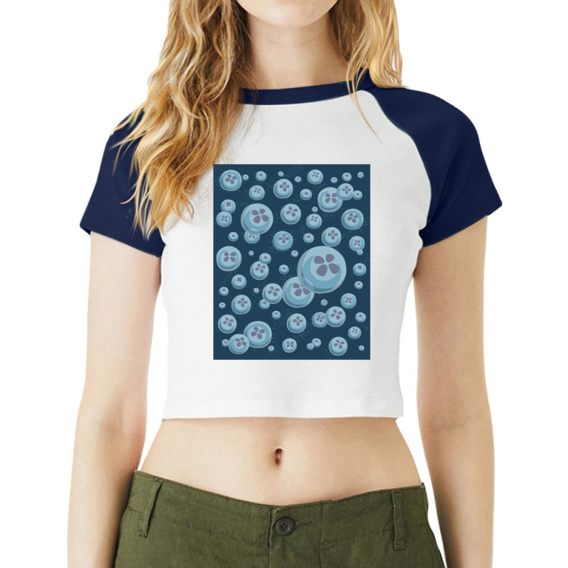 Ponyo Classic Raglan Crop Top by AYESHAJOHNSON | Artistshot