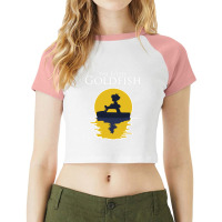 The Little Goldfish Essential Raglan Crop Top | Artistshot