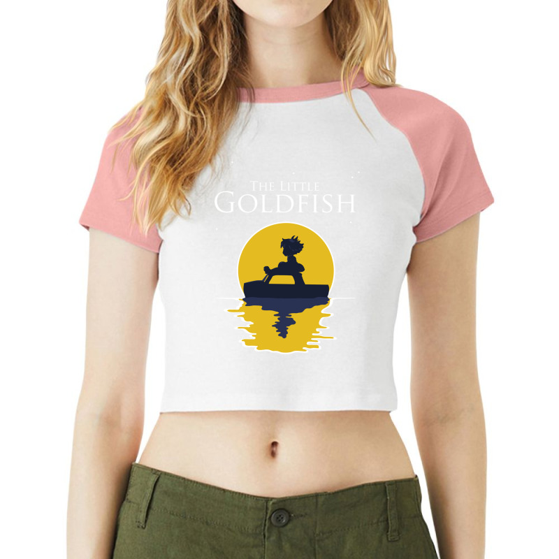 The Little Goldfish Essential Raglan Crop Top by AYESHAJOHNSON | Artistshot