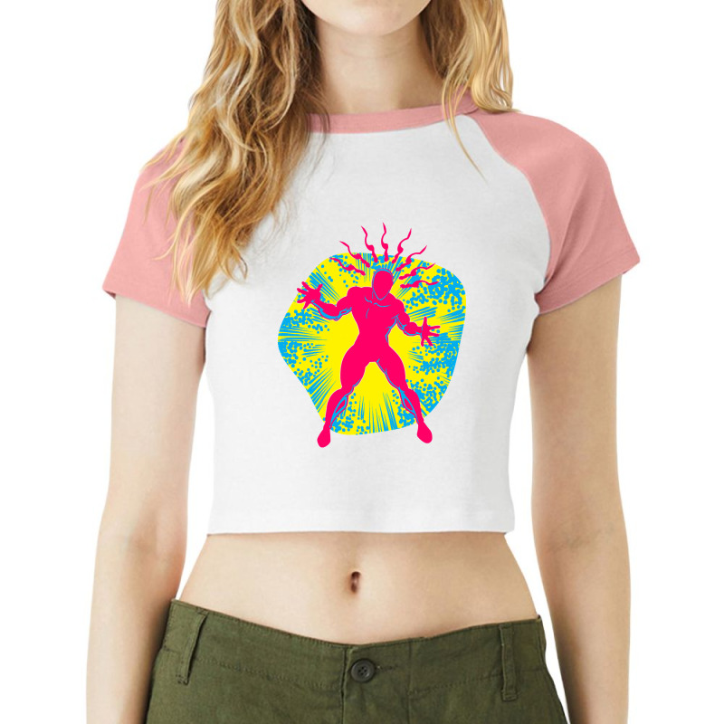 My Pop Art Sense Is Tingling Raglan Crop Top by Milne Charlton | Artistshot