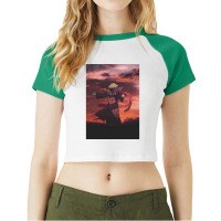 Anime Gym Collection Raglan Crop Top | Artistshot