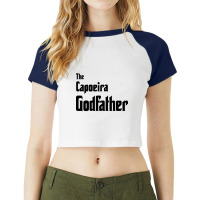 The Capoeira Godfather Raglan Crop Top | Artistshot