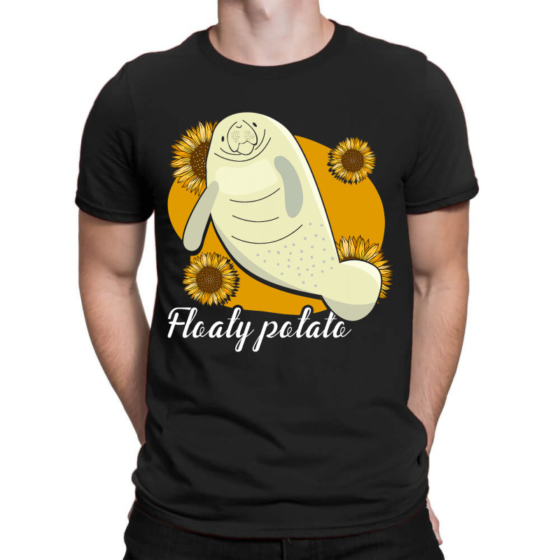 Floaty Potato Manatee Sea Cow Manatees Lover T-Shirt by CalliopEasley | Artistshot