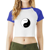 Prime Lens Or Zoom Lens -- The Photographer's Dilemma Raglan Crop Top | Artistshot