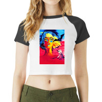 Kiss Of The Vampire (1963) Virgin International Poster Raglan Crop Top | Artistshot