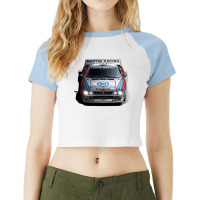 Lancia 037 Martini Group B Illustration Gift Raglan Crop Top | Artistshot