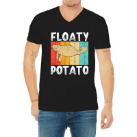 Floaty Potato Marine Animal Dugong Sea Cow Manatee V-neck Tee | Artistshot