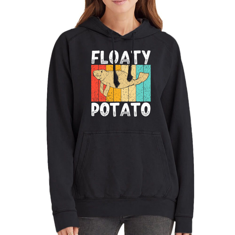 Floaty Potato Marine Animal Dugong Sea Cow Manatee Vintage Hoodie by AnamarieStrawn | Artistshot