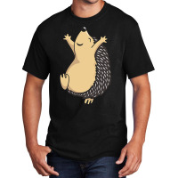 Funny Dancing Hedgehog Basic T-shirt | Artistshot