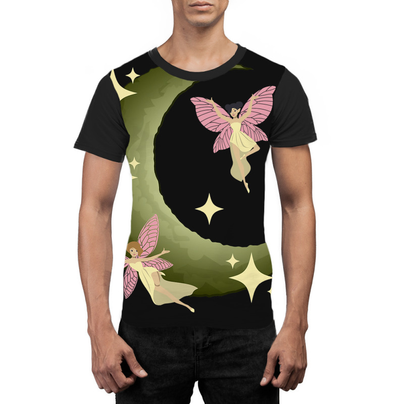 Fairycore Aesthetic Fairy Core Grunge Crescent Moo Graphic T-shirt | Artistshot