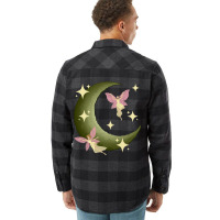 Fairycore Aesthetic Fairy Core Grunge Crescent Moo Flannel Shirt | Artistshot