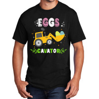 Funny Easter Tractor Quote Farmer Cool Easter Trac Basic T-shirt | Artistshot